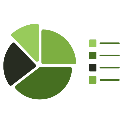 Icon for tracking progress in the dashboard